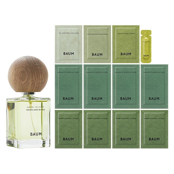 BAUM Eau de Cologne (Woodland Winds) Limited Set, 60ml