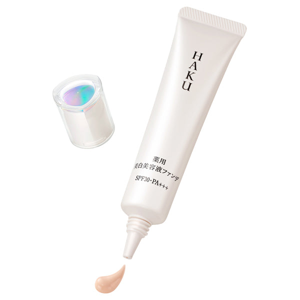 HAKU Brightening Foundation Light Beige Kit (Light Beige), 30g