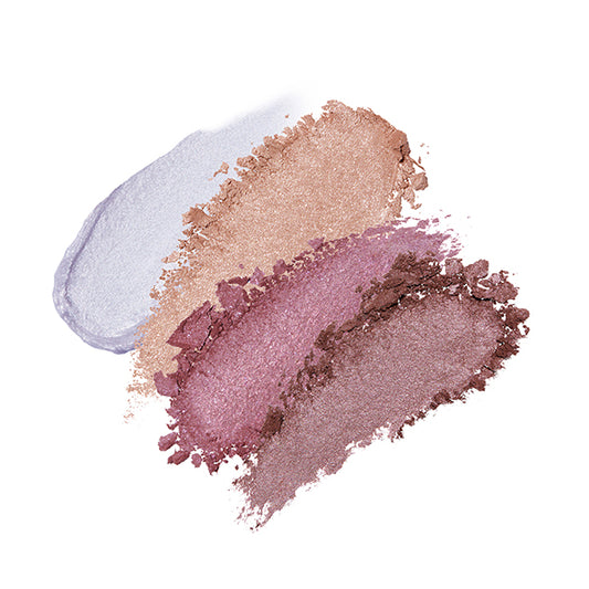 Eye Fleur Palette, Blue Base, 6g (Cream Base 1.2g, Powder Shadow 1.6g x 3), Gently adheres to dry eye areas
