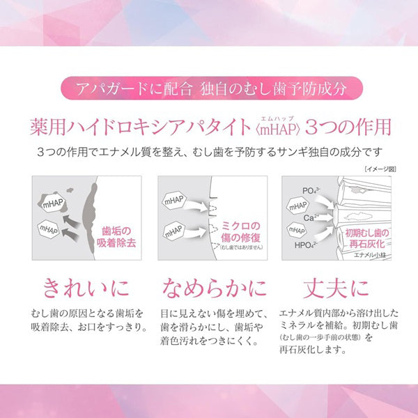 APAGARD Serena Whitening Toothpaste & Deep Care Pouch Set (Jasmine Mint), 53g, 5ml×2