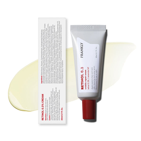 FRANKLY Retinol 0.3 Cream Set with Closer Serum, 20ml