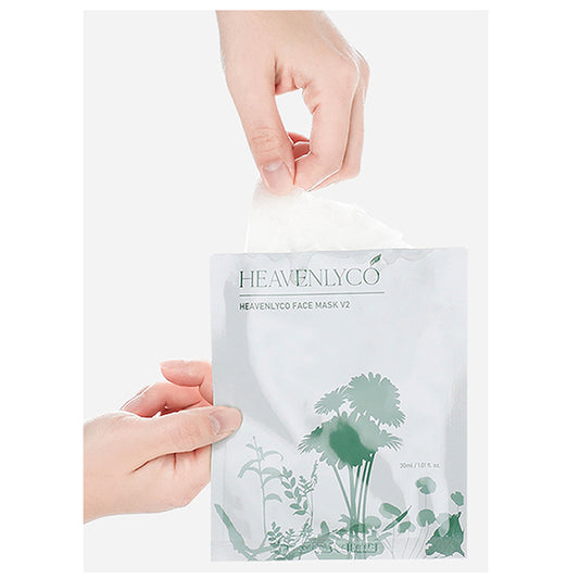 HEAVENLYCO Face Mask V2, 30ml x 5 sheets