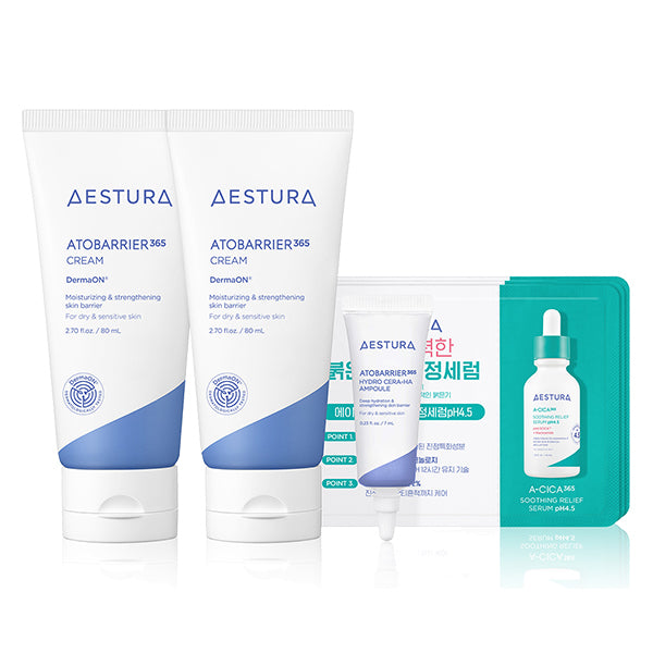 Atbarria 365 Cream Double Special Set, 80ml x 2 bottles, 7ml, 1ml x 3 sheets