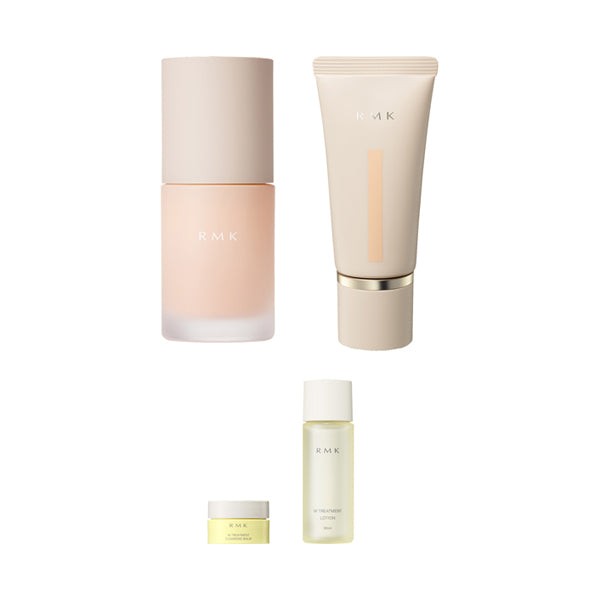 RMK Cream Foundation Aquatic Glow Special Set, 30ml + 30g + 2.5g + 30ml