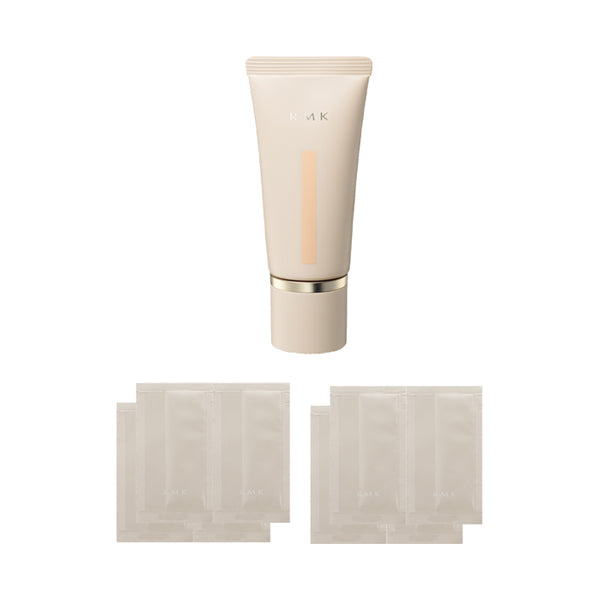 RMK Cream Foundation Aquatic Glow Starter Set, 30g + 1ml x 4 + 1g x 4