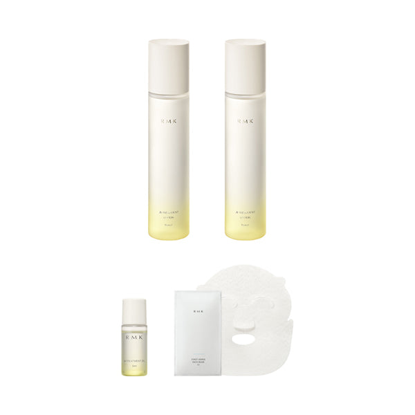 RMK W Treatment Lotion Duo Set, 160ml x 2 + 5ml + 1 Sheet