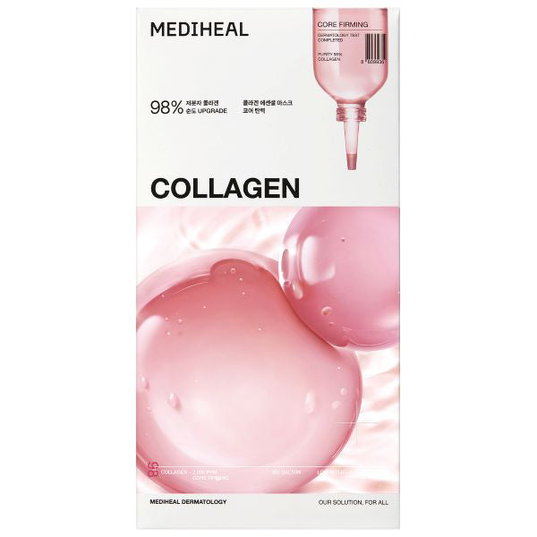 MEDIHEAL Collagen Essential Mask Core Firming Set, 4 Sheets