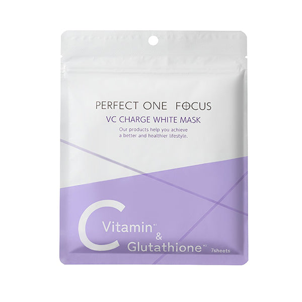 Perfect One Focus VC Charge White Mask, 7 Sheets