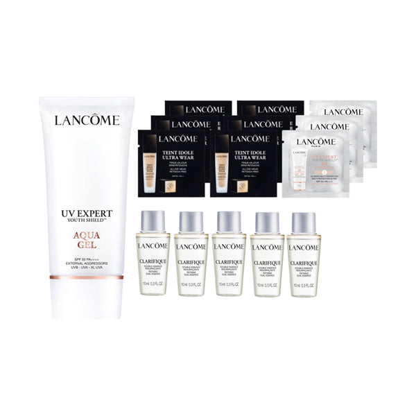 LANCOME UV Base Rose Jumbo Size Kit, 50ml, 10ml x 5, 1ml x 3, 1ml x 3, 1ml x 3