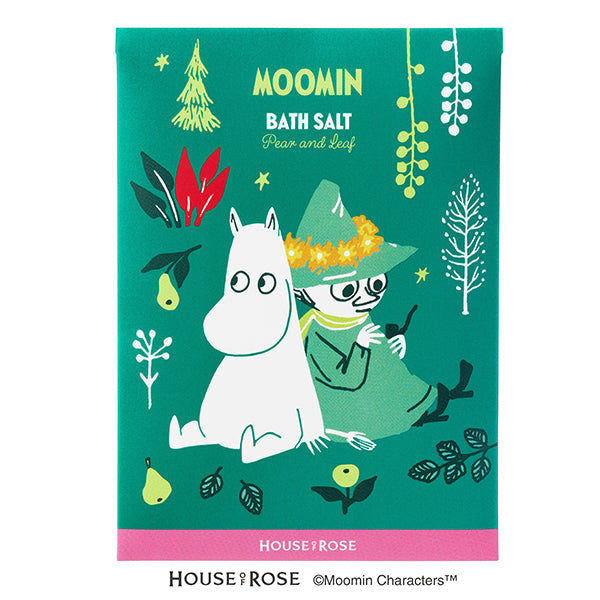 HOUSE OF ROSE Moomin Bath Salt PF, 30g, Pear and Forest Leaf Scent