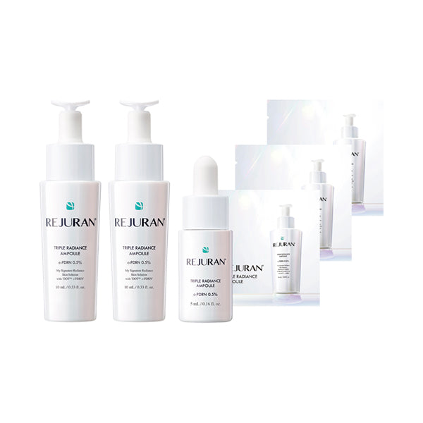 REJURAN Triple Radiance Ampoule Set, 10ml x 2, 5ml, 2ml x 3