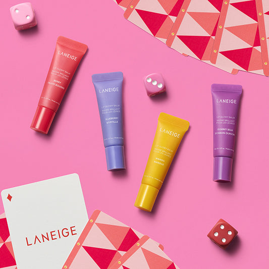 LANEIGE Lip Glow Balm Mini Kit N, 5g, 5g, 5g, 5g, 2ml, 2ml