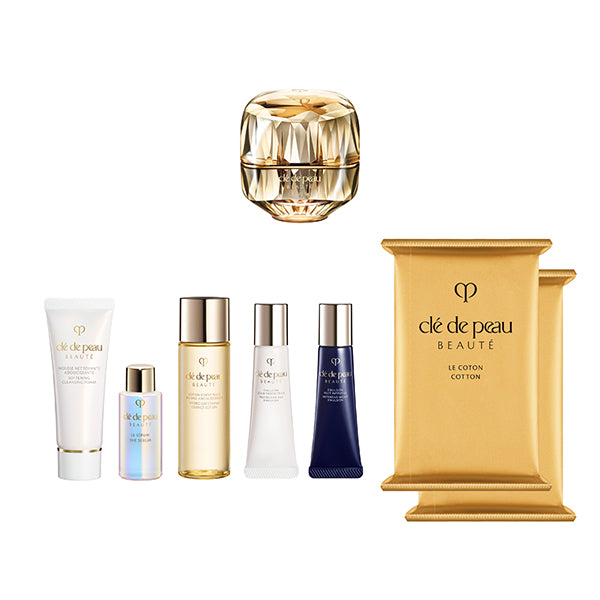 Clé de Peau Beauté La Crème Kit, 30g + 20g + 7ml + 30ml + 12ml + 12ml + 14 Sheets x 2