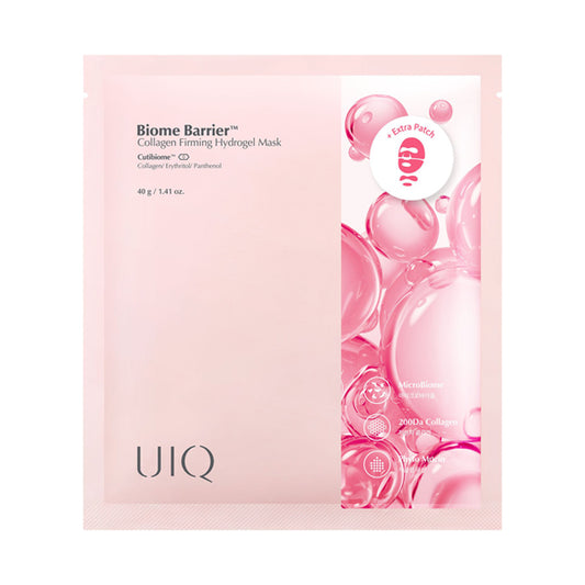 UIQ Biome Barrier Collagen Firming Hydrogel Mask, 5 Sheets