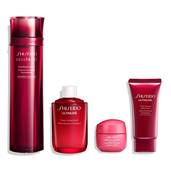 Shiseido Holiday Kit — Ultimune Power Infusing Serum Refill 50ml & Eudermine, 50ml + 145ml + 15g + 30g