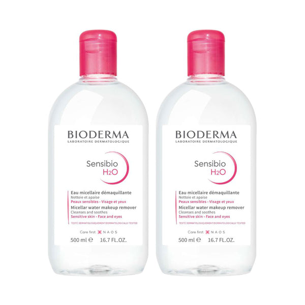 BIODERMA Sensibio H2O D 2-Bottle Set, 500mlx2