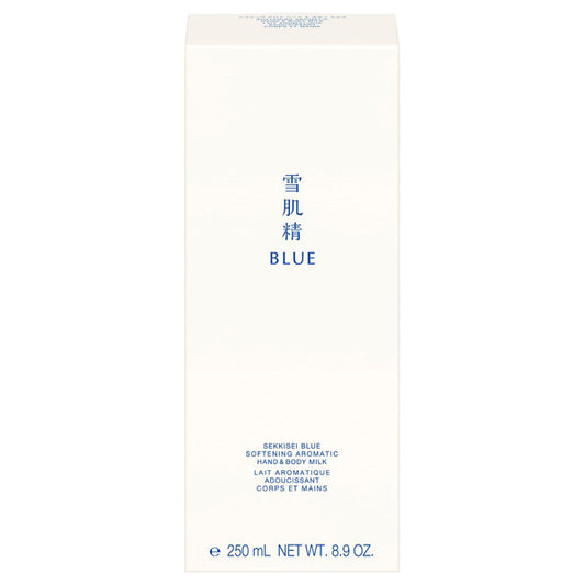 SEKKISEI BLUE Softening Aroma Hand & Body Milk, 250ml