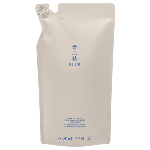 SEKKISEI BLUE Purifying Aroma Hand Wash Refill, 230ml