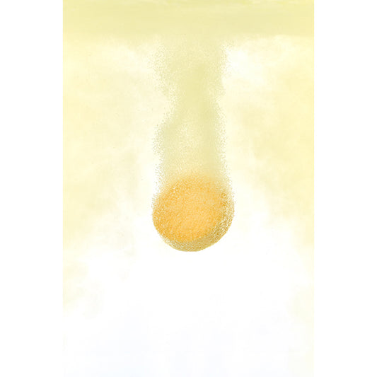 Onsen Nadeshiko Bicarbonate Bath Tablet (Yuzu), 1 Piece