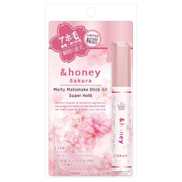 &honey Sakura Melty Matomake Stick SH4.0 (Hinoki & Cherry Blossom Honey), 9g