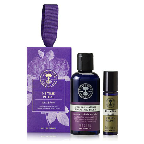 Neal’s Yard Remedies Women's Balance Me Time Gift, Gift Boxed, 100ml, 9ml