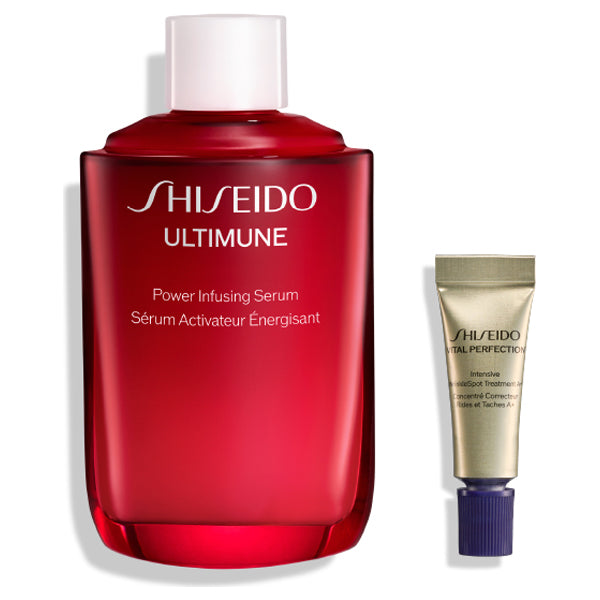 SHISEIDO Firm Skin Care Kit (Ultimune Power Infusing Serum 50ml (Refill), Refill, 50ml, 2g