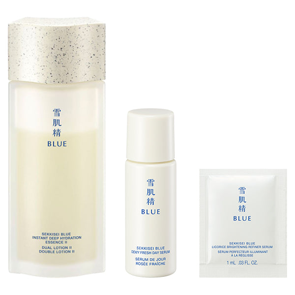 Sekkisei Deep Hydrating Essence Liquid II Kit, 120ml, 7ml, 1ml