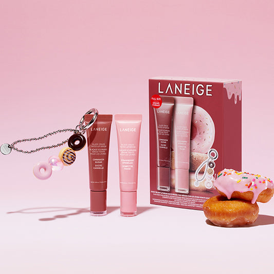 LANEIGE Glaze Tint Lip Serum Duo Set, 12g×2