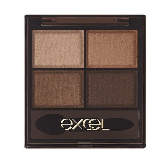 excel Skinny Rich Shadow N (SK04 Beige Brown), 5.1g