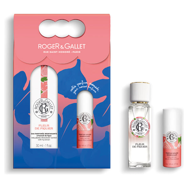 ROGER&GALLET Eau Parfumée & Solid Fragrance Set (Fig), 30ml + 5g