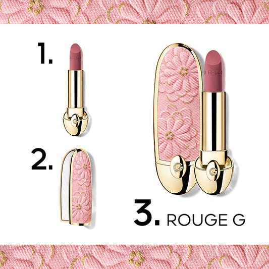 GUERLAIN Rouge G Case (Cherry Blossom)