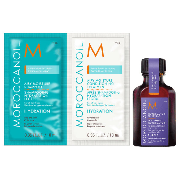 Moroccanoil Treatment Purple & Airy Hair Care Set, 45ml