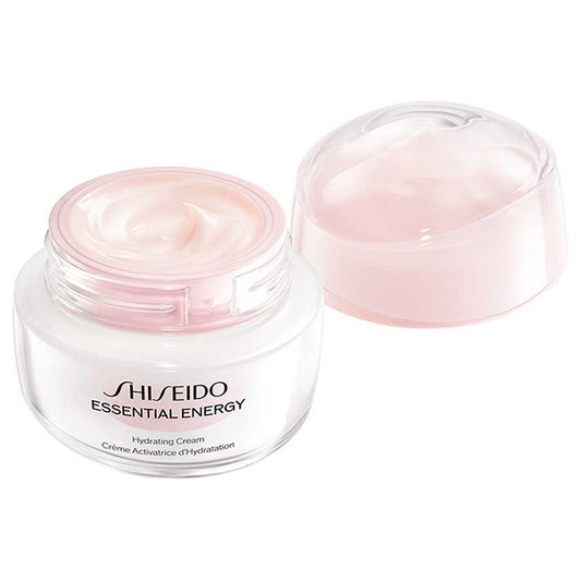SHISEIDO Essential Energy Hydrating Cream Limited Set, 50g, 15g, 1.5ml ×4 (Floral Citrus)