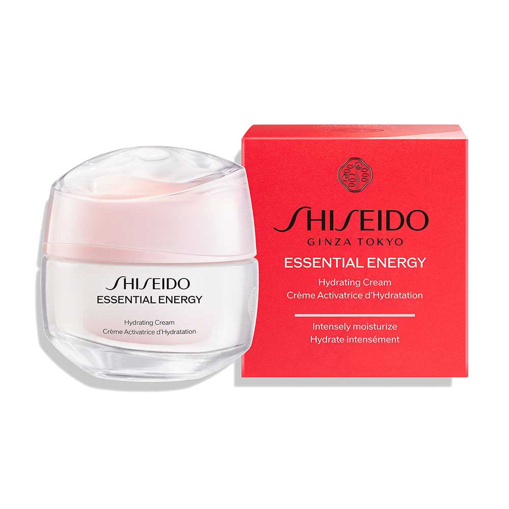 SHISEIDO Essential Energy Hydrating Cream Limited Set, 50g, 15g, 1.5ml×4 packets (Floral Citrus)