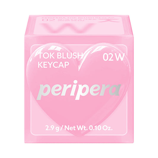 PERIPERA Tock Blush Keycap (02 W: Whip Petal), 2.9g