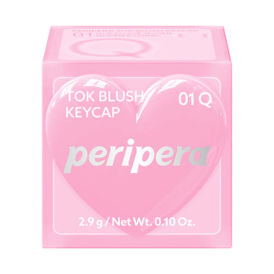 PERIPERA Tock Blush Keycap (01 Q: Queen's Coral), 2.9g