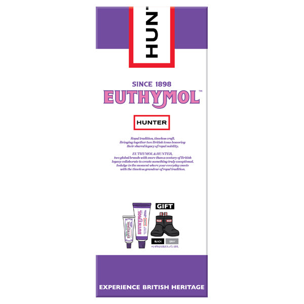 EUTHYMOL White Purple Boots Stand Set (Hunter), 106g