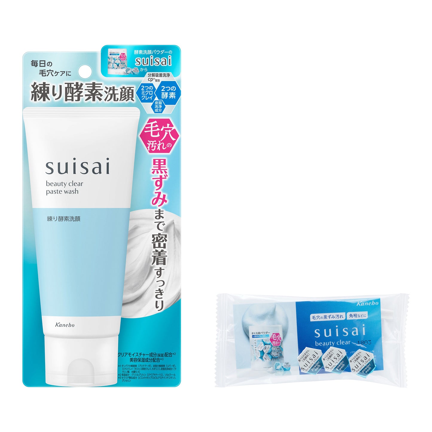 suisai Beauty Clear Paste Wash Set, 120g