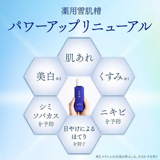Sekkisei Medicated Sekkisei Brightening Essence Lotion Refill Trial Set, 310ml