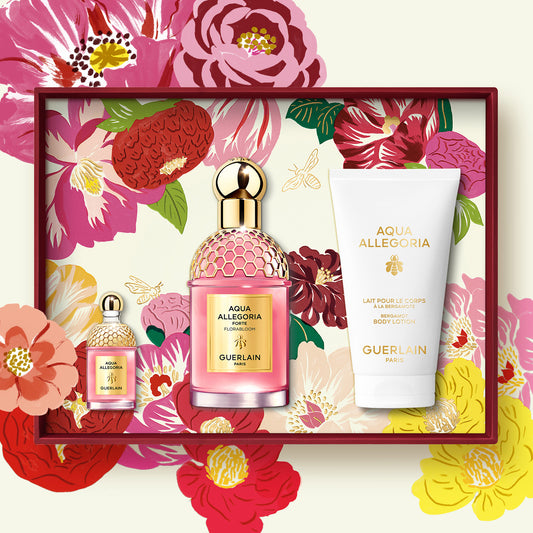 GUERLAIN Aqua Allegoria Forte Flora Bloom Coffret, 75ml, 75ml, 7.5ml