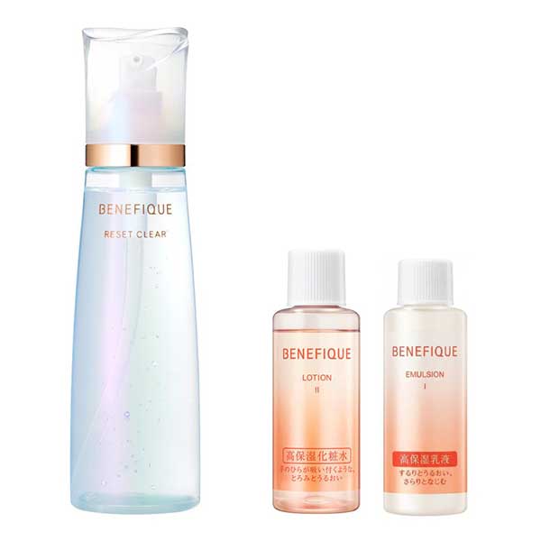 BENEFIQUE Reset Clear N Bottle Limited Set, 200ml (Herbal Floral)