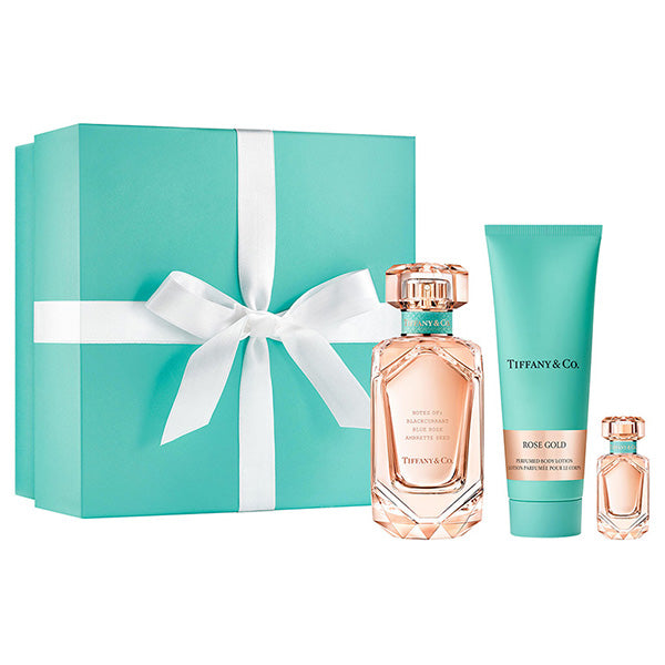 Tiffany Rose Gold Gift Set (Floral), 75ml, 5ml, 100ml