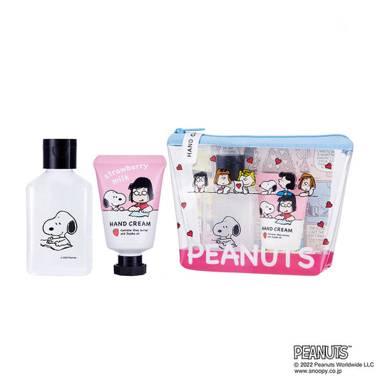 Global Product Planning Peanuts Hand Care Set (Strawberry Milk)