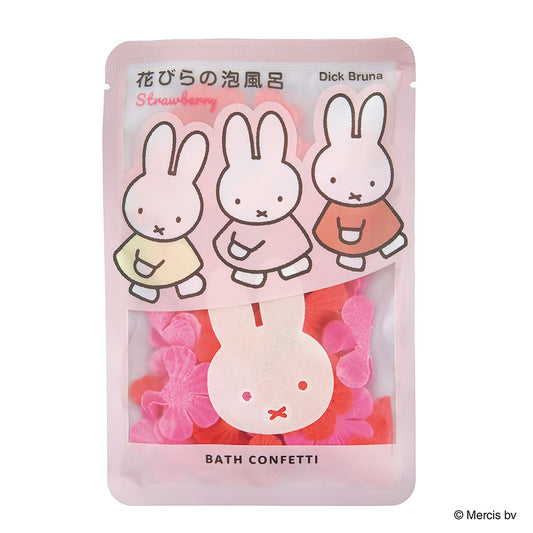 Global Product Planning Miffy Bath Confetti (Strawberry)