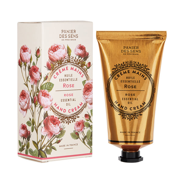 PANIER DES SENS Essentials Rose Trio Set, 150g+10ml+75ml