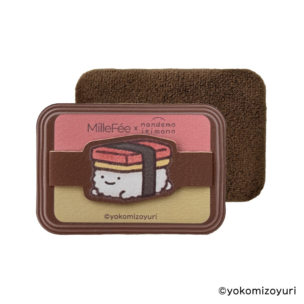 MilleFee Nandemo Ikimono Slim Powder Puff Limited Edition (Pork Tamago), 2 pieces