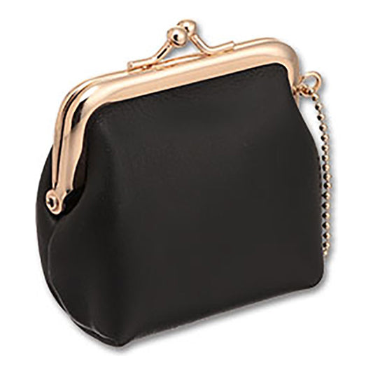 MARY QUANT Simple Daisy Mark 2 Mini Pouch (Black × White)