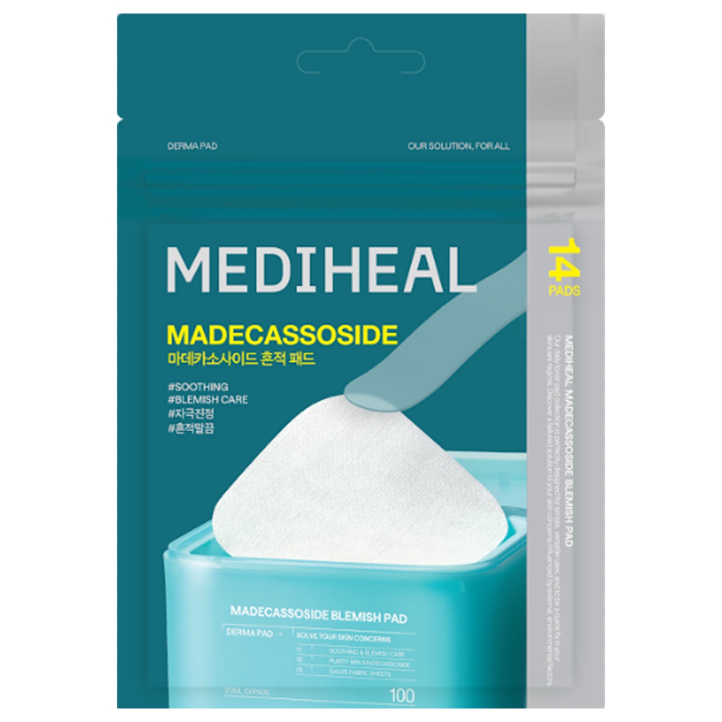 MEDIHEAL Madecassoside Blemish Pads (14 Sheets)