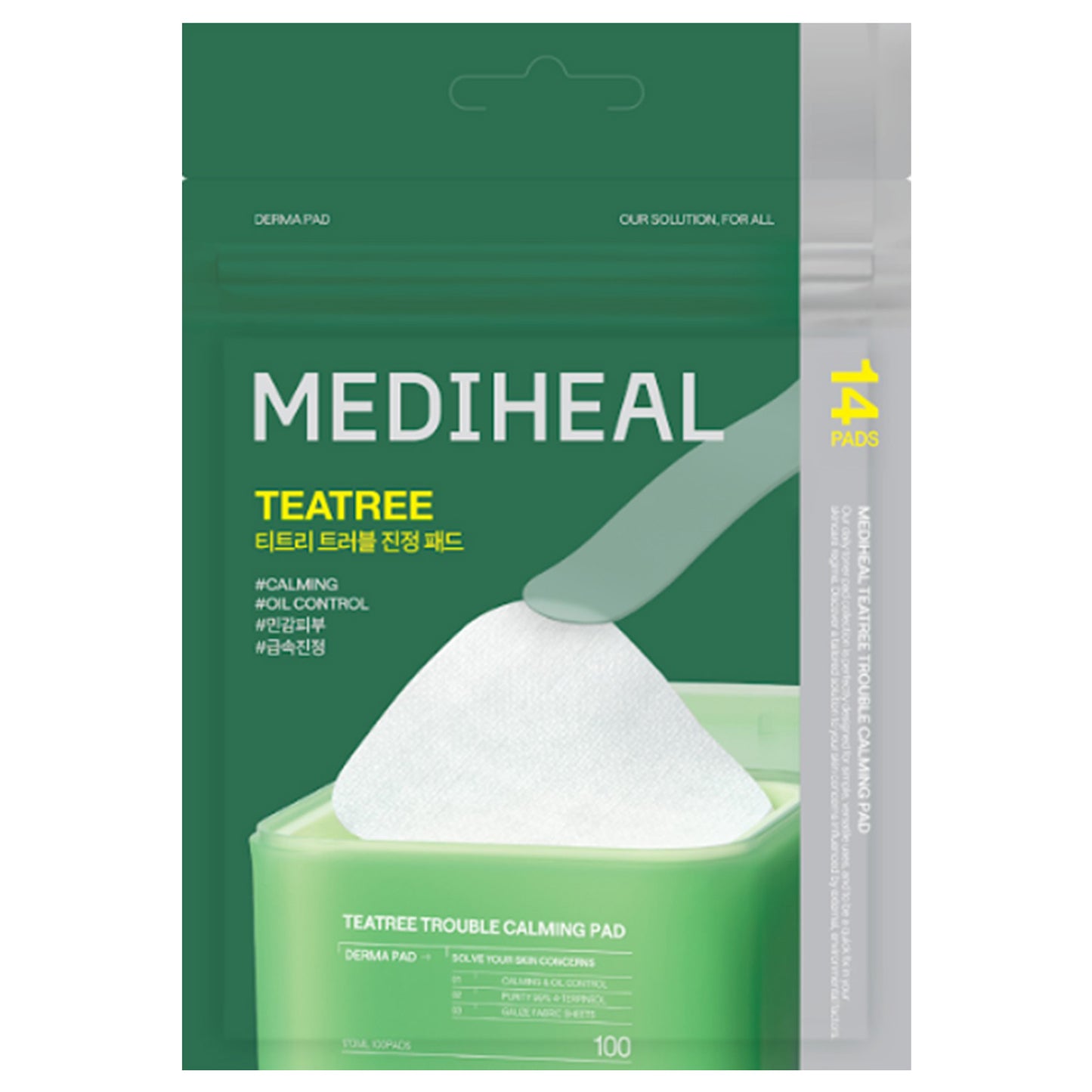 MEDIHEAL Tea Tree Trouble Calming Pads (14 Sheets)