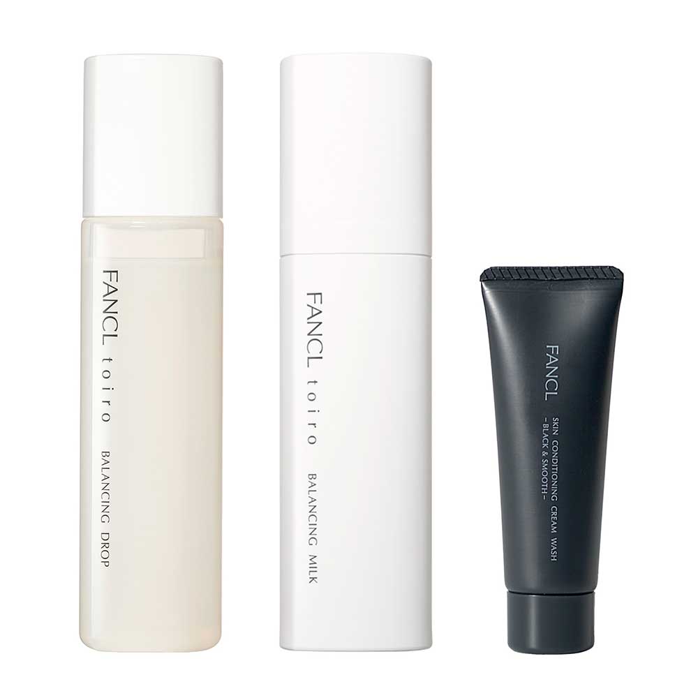 FANCL Toiro Balancing Mini Facial Wash Limited Set, 120ml